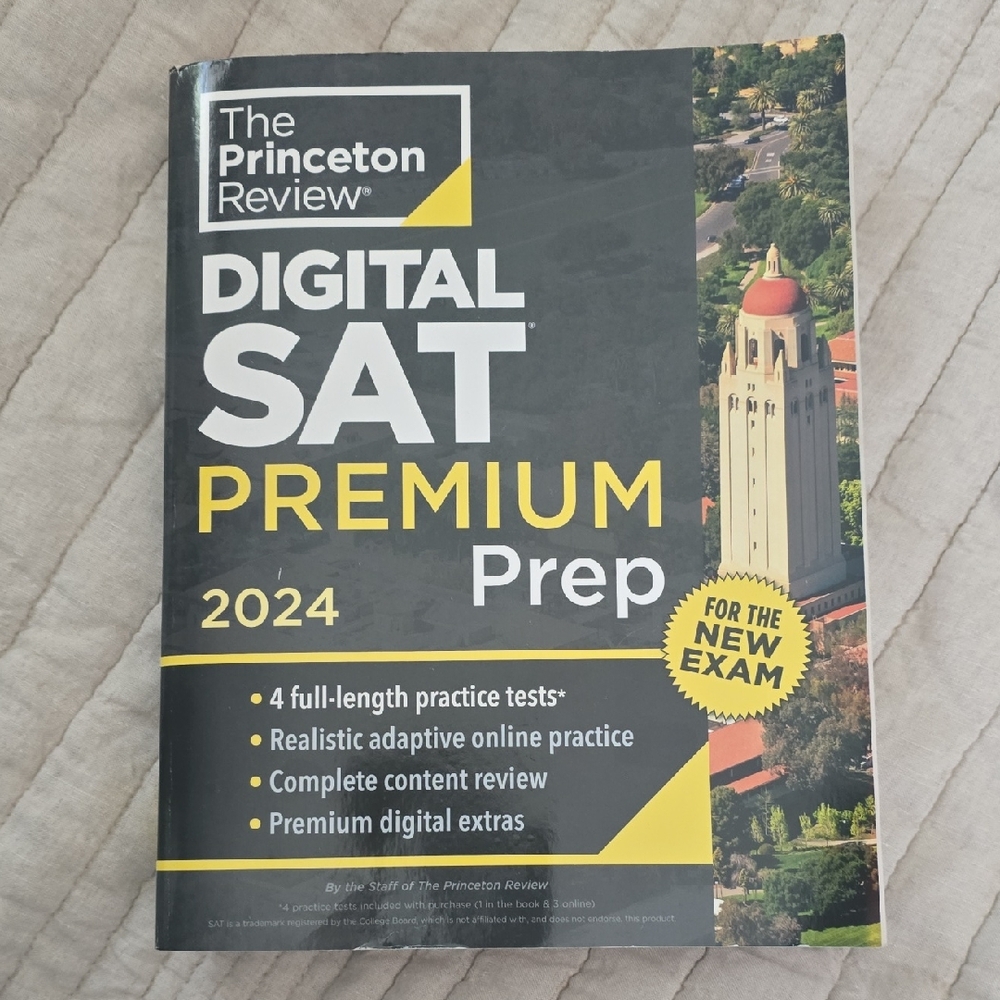 Digital SAT Premium Prep 2024 - Black and Yellow